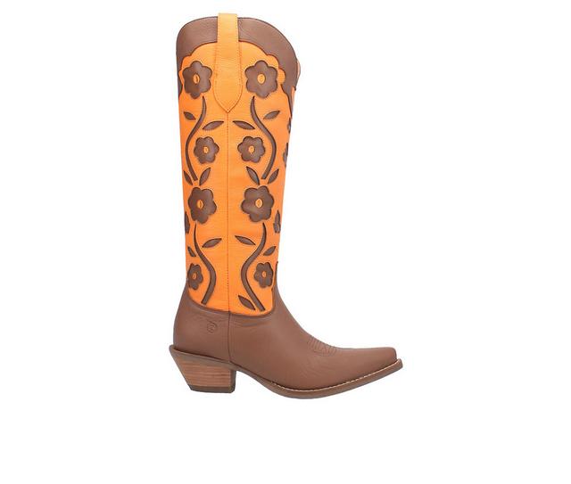 Women's Dingo Boot Goodness Gracious Western Boots in Brown color