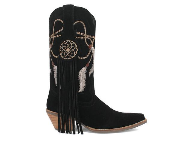 Women's Dingo Boot Day Dream Western Boots in Black color