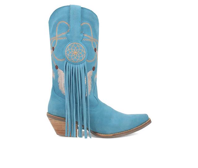 Women's Dingo Boot Day Dream Western Boots in Blue color