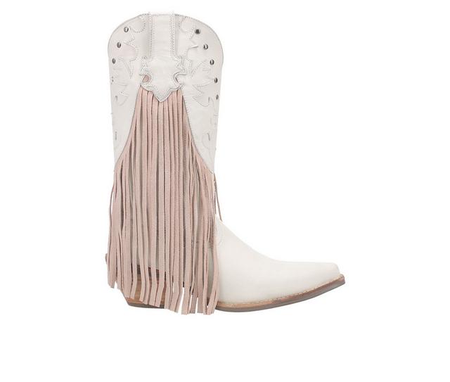 Women's Dingo Boot Hoedown Western Boots in Off White color
