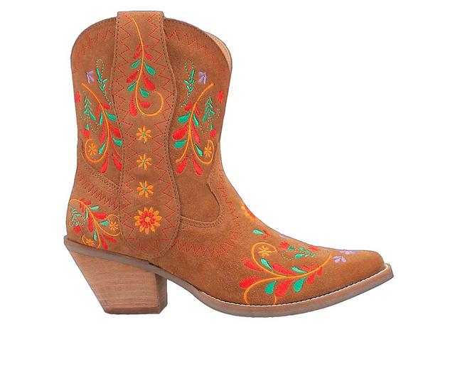 Women's Dingo Boot Sugar Bug Western Boots in Camel color