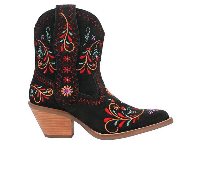 Women's Dingo Boot Sugar Bug Western Boots in Black color