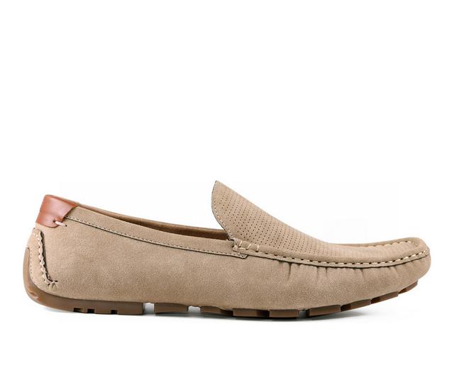 Men's Tommy Hilfiger Alvie Loafers in Taupe Perf color