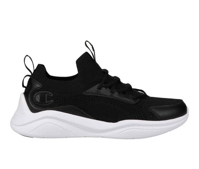 Men's Champion Legend Lo Lace Sneakers in Black color