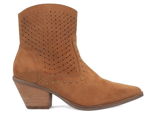 Women's Dingo Boot Miss Priss Western Boots in Camel color