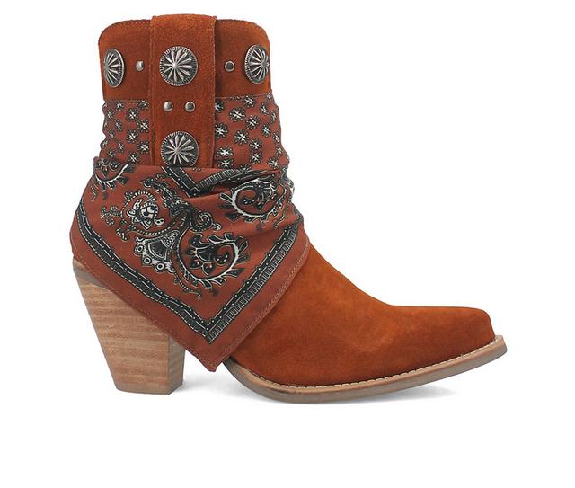 Women's Dingo Boot Bandida Western Boots in Brown color