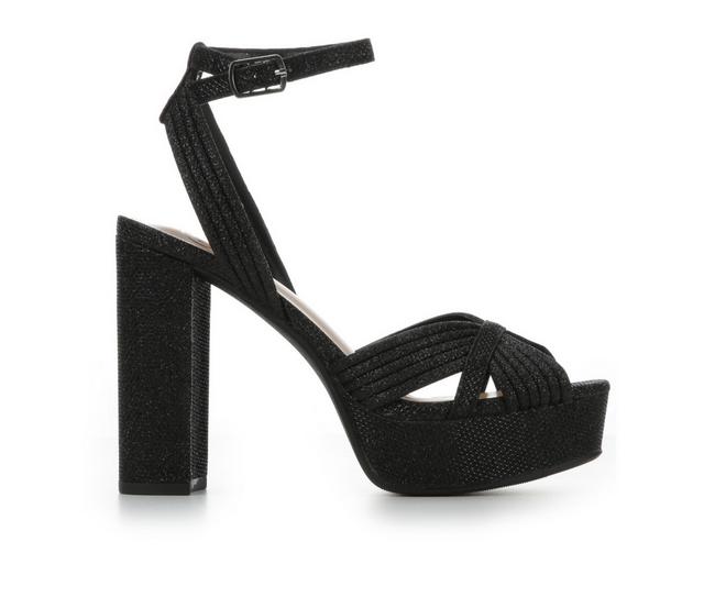 Women's Delicious Jenna Dress Sandals in Black color