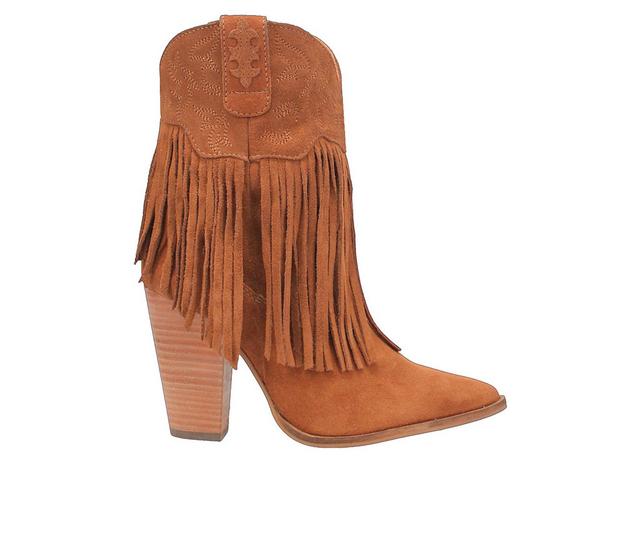 Women's Dingo Boot Crazy Train Western Boots in Camel color
