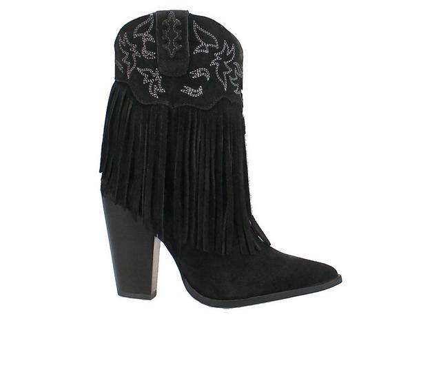 Women's Dingo Boot Crazy Train Western Boots in Black color