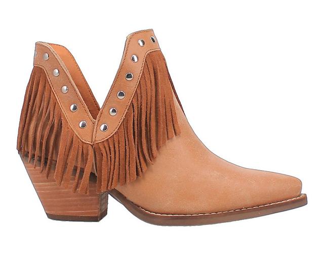 Women's Dingo Boot Fine n' Dandy Western Boots in Camel color