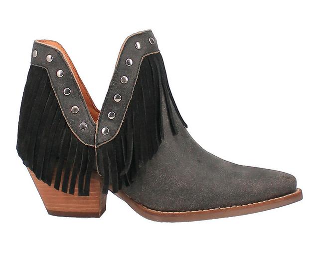 Women's Dingo Boot Fine n' Dandy Western Boots in Black color