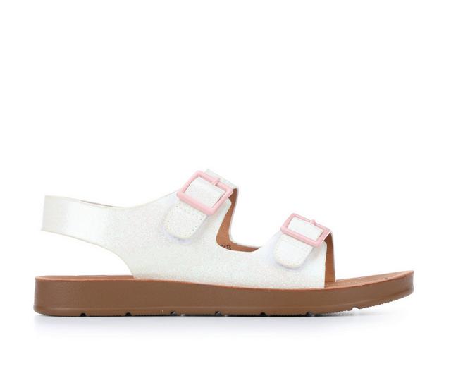 Girls' Soda Far-IIS 11-5 Sandals in White Glitter color