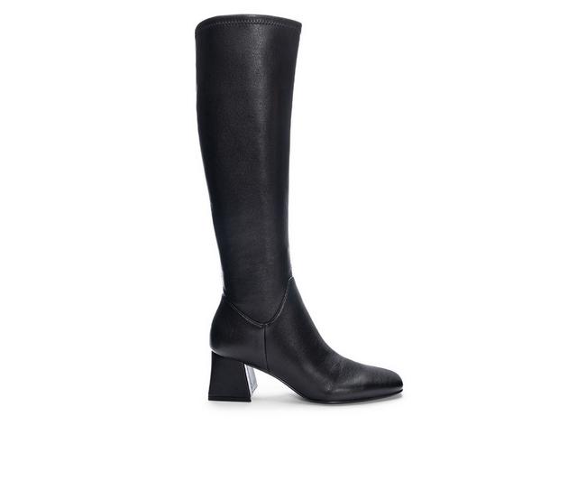 Women's Chinese Laundry Dario Knee High Heeled Boots in Black color