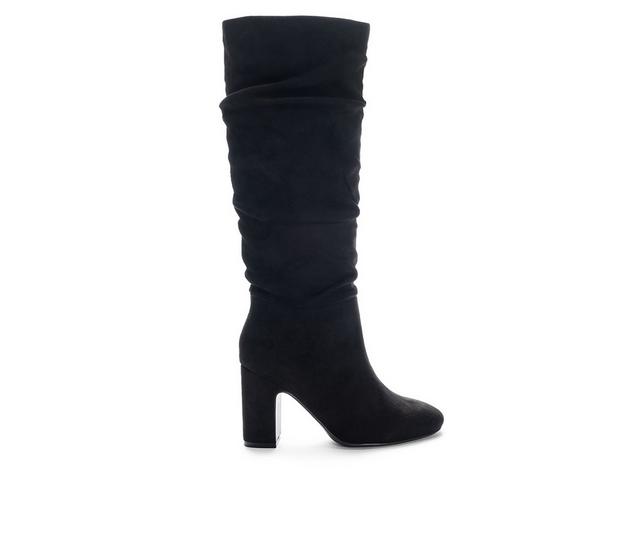Women's Chinese Laundry Kipton Knee High Heeled Boots in Black color