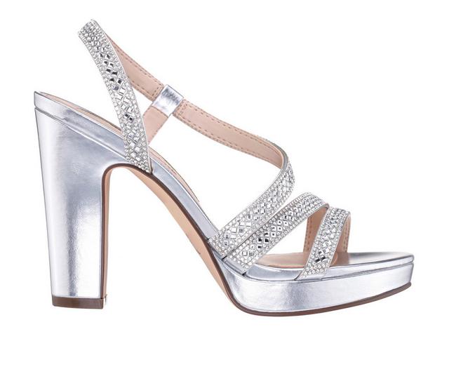 Women's N by Nina Saul Special Occasion Shoes in Silver color