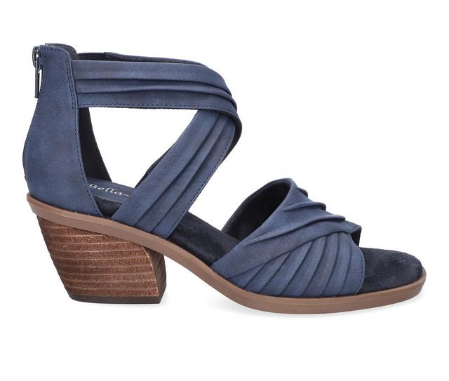 Women's Bella Vita Quinnell Dress Sandals in Navy color