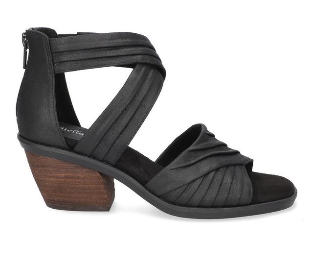 Women's Bella Vita Quinnell Dress Sandals in Black color