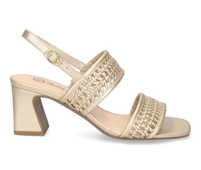 Women's Bella Vita Xannon Dress Sandals in Champagne color