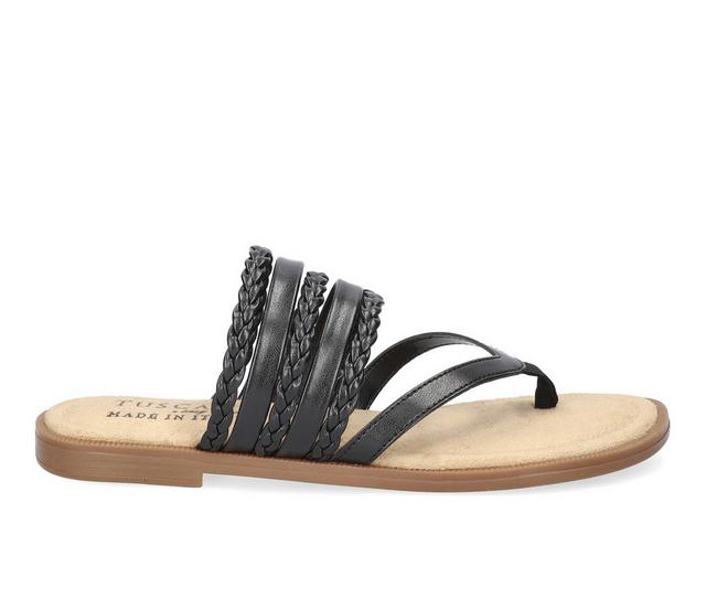 Women's Tuscany by Easy Street Anji Sandals in Black color