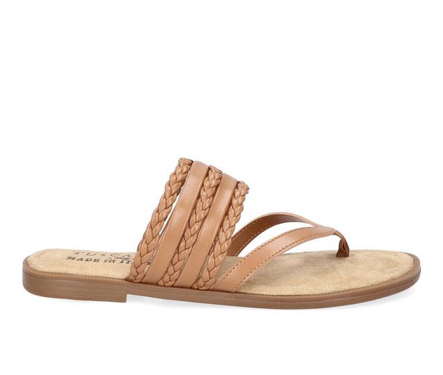 Women's Tuscany by Easy Street Anji Sandals in Tan color