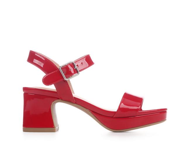 Girls' Soda Little Kid & Big Kid Macey Heeled Sandals in Lipstick color