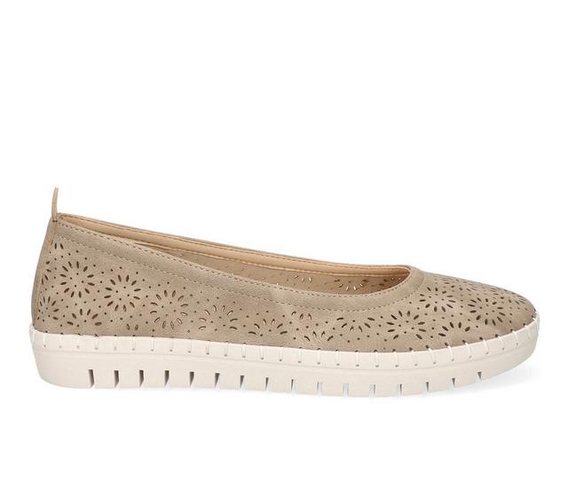 Women's Easy Street Nitza Athleisure Flats in Natural color