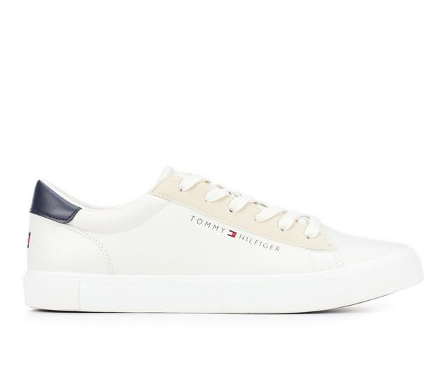 Men's Tommy Hilfiger Ribby Fashion Sneakers in Beige/Navy color