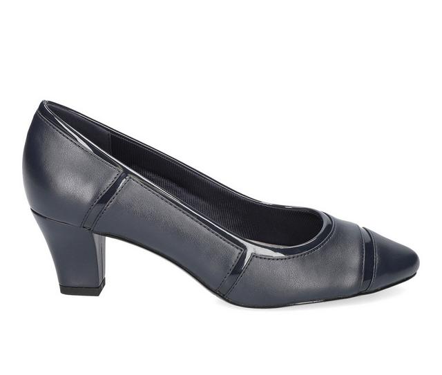 Women's Easy Street Datia Pumps in Navy color