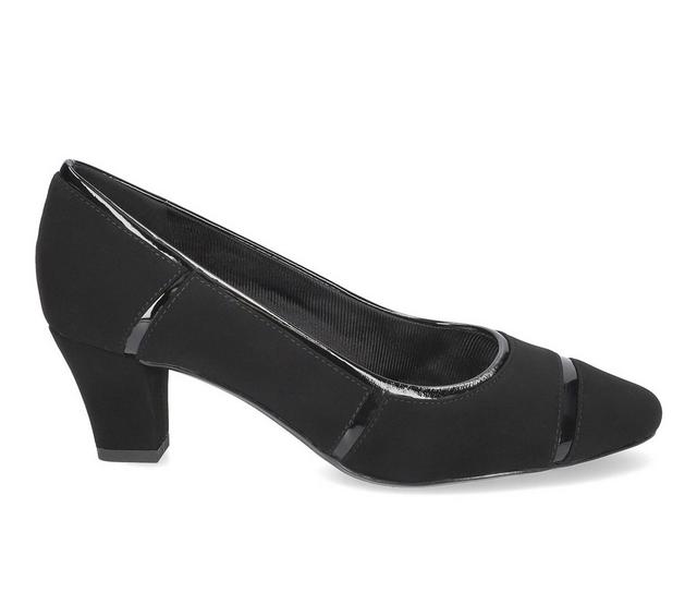 Women's Easy Street Datia Pumps in Black Lamy color