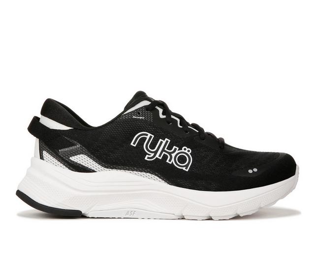 Women's Ryka Utopia Run Sneakers in Black color