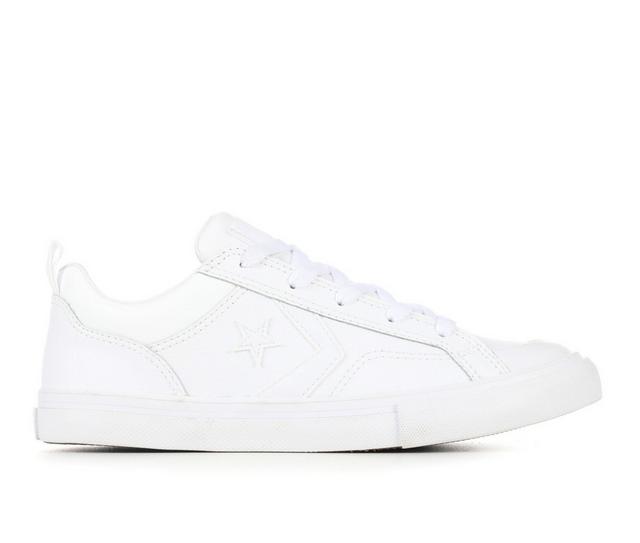 Boys' Converse Big Kid Pro Blaze Low Sneakers in White color