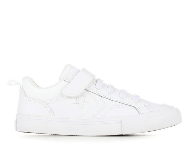 Boys' Converse Pro Blaze Low PS Sneakers in White color