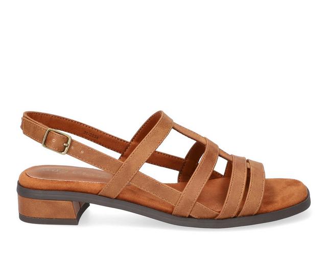 Women's Easy Street Merline Dress Sandals in Tan color