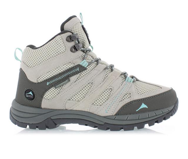 Women's Pacific Mountain Colorado Mid Waterproof Hiking Boots in Moon color