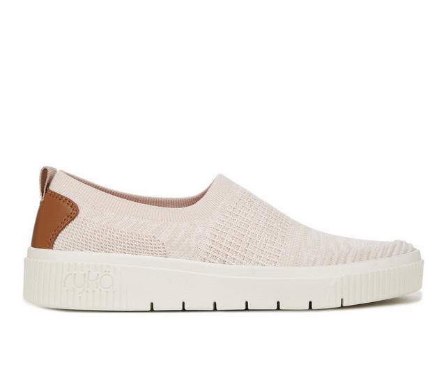 Women's Ryka Vista Slip On Shoes in Beige color