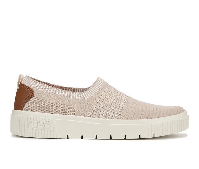 Women's Ryka Vista Slip On Shoes in Terra Taupe color