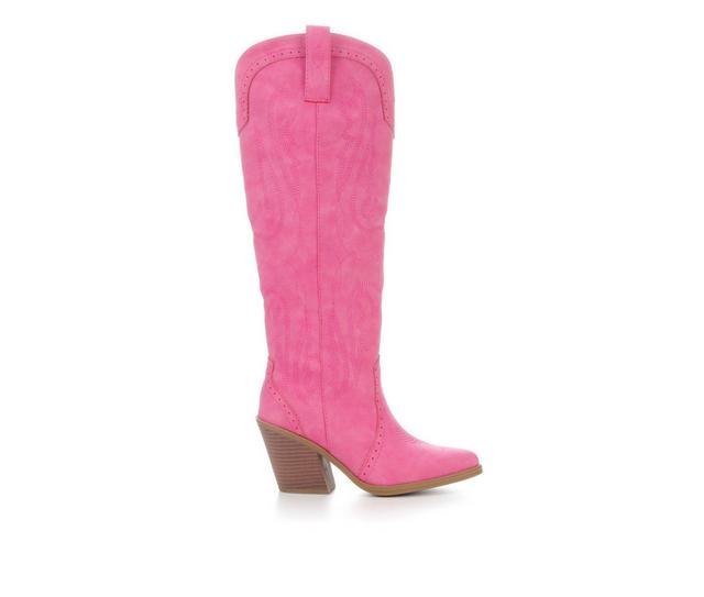 Women's Sugar Kammy Western Boots in Hot Pink color