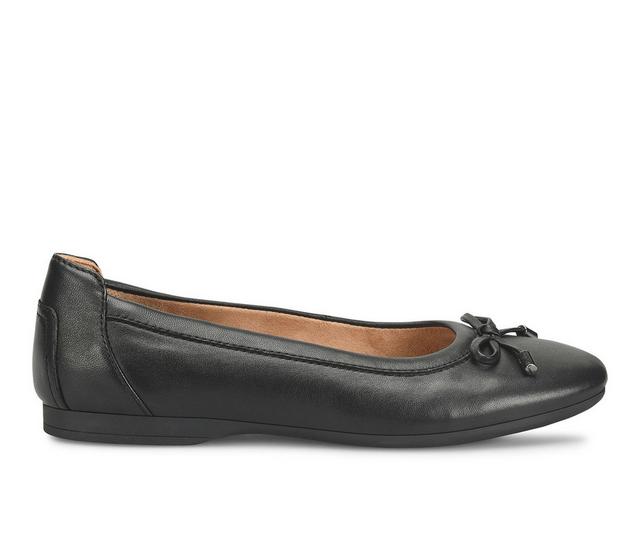 Women's Comfortiva Keegan Flats in Black color