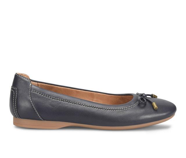 Women's Comfortiva Keegan Flats in Sky Navy color