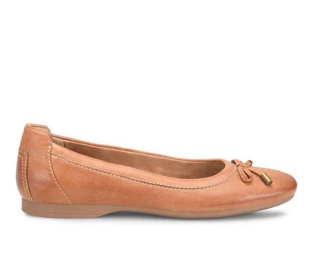 Women's Comfortiva Keegan Flats in Luggage color