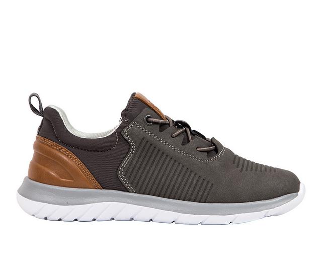 Boys' Deer Stags Little & Big Kid Jack Jr. Fashion Sneakers in Grey/Brown color