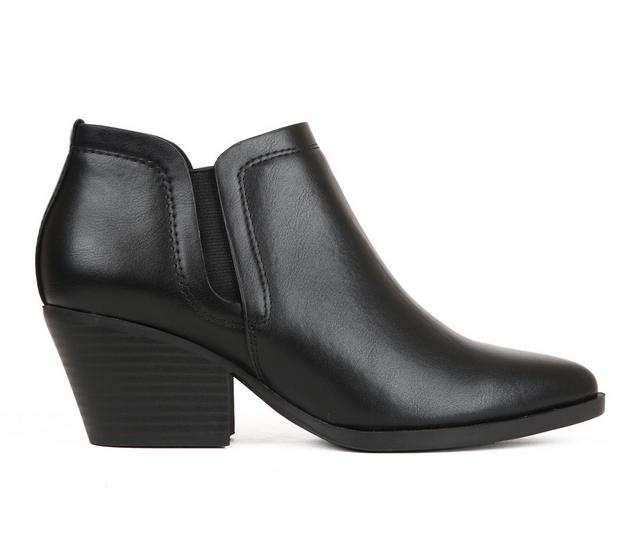 Women's Soda Gwen-S Booties in Black color