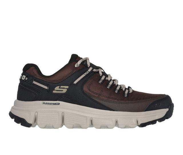 Men's Skechers Summits AT Walking Shoes in Brown/Black color