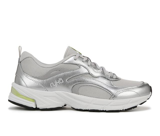 Women's Ryka Integrity Walking Shoes in Silver color