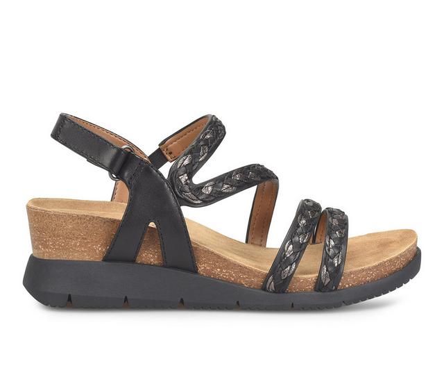 Women's Comfortiva Silvia Wedge Sandals in Black Multi color