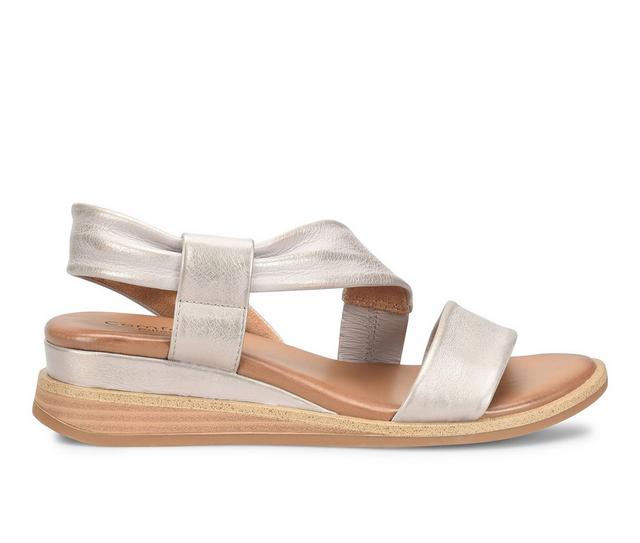 Women's Comfortiva Marcy Wedge Sandals in Champagne color