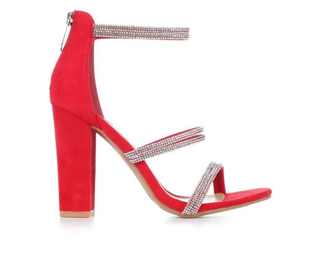 Women's Daisy Fuentes Ryatt Dress Sandals in Red color