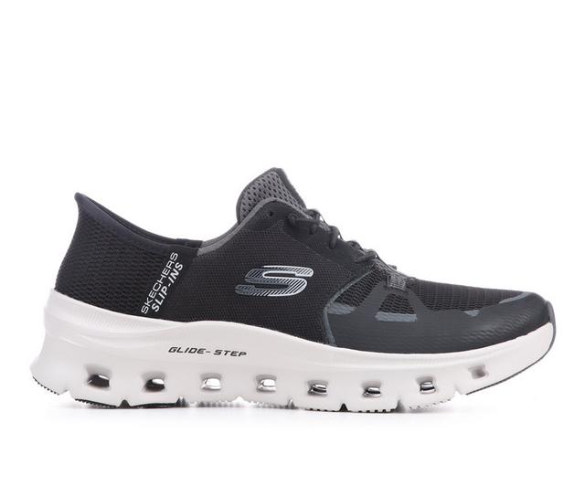 Women's Skechers 150420 Glide-Step Pro Slip In Running Shoes in Black/White color