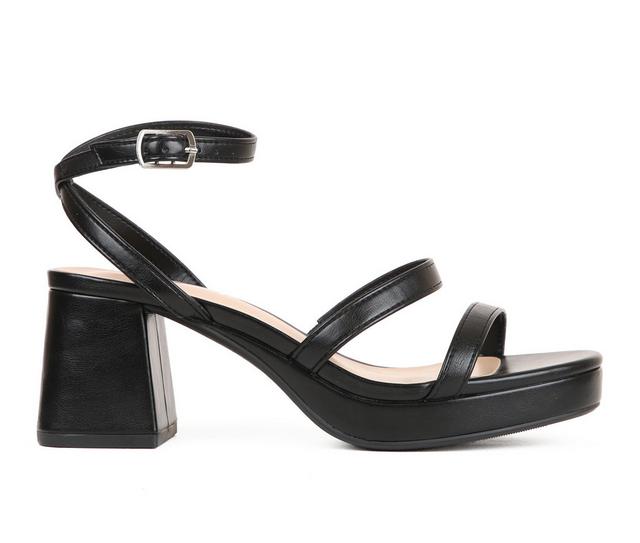 Women's Soda McPhee-S Dress Sandals in Black color