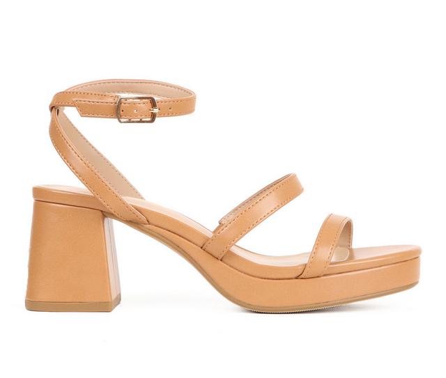 Women's Soda McPhee-S Dress Sandals in Camel color